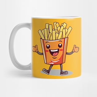 kawaii french fries T-Shirt cute potatofood Mug